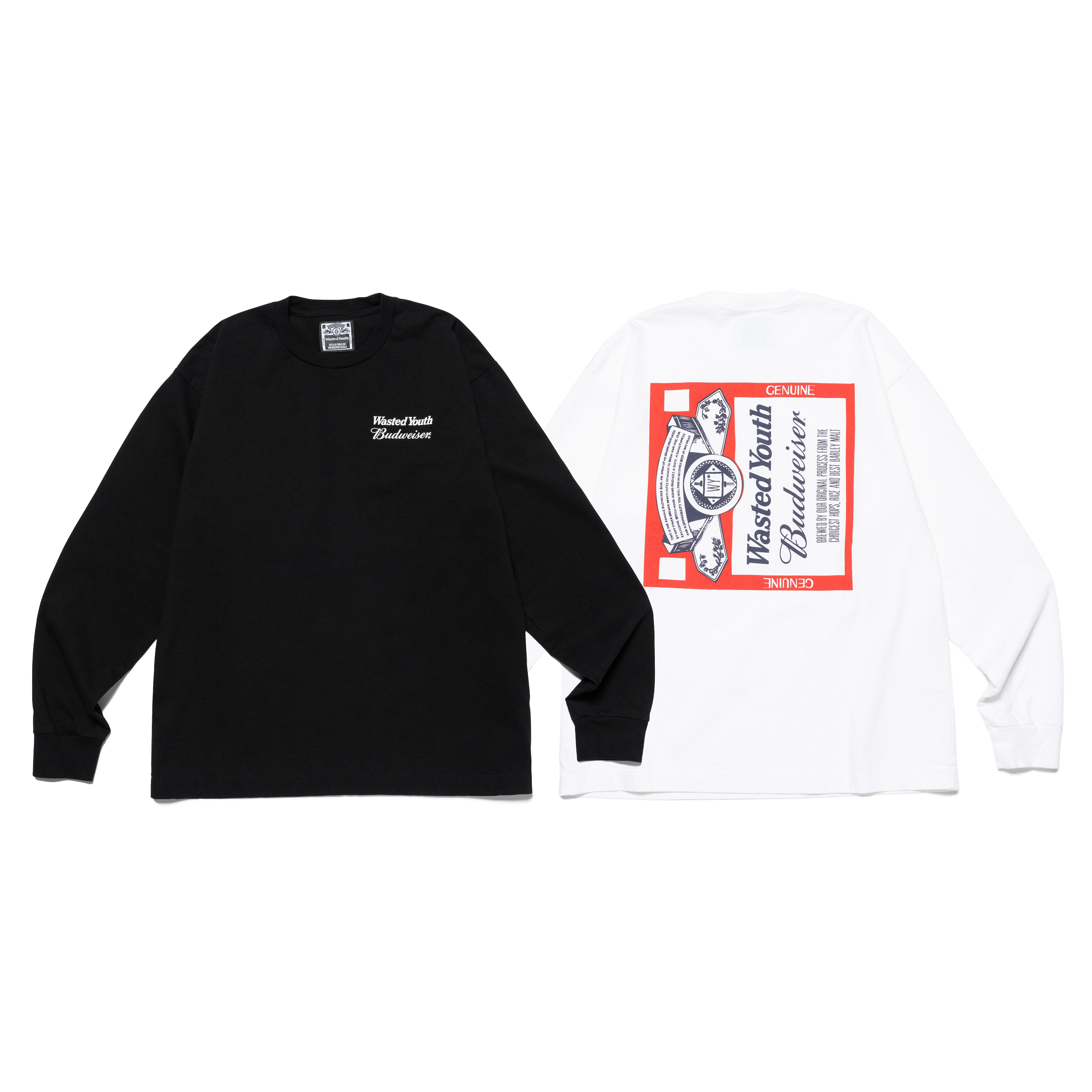 Wasted Youth LS TShirtWhite状態